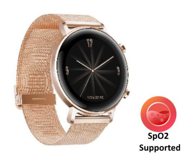 Huawei Watch GT 2 42mm złoty elegant - 538111 - zdjęcie 2